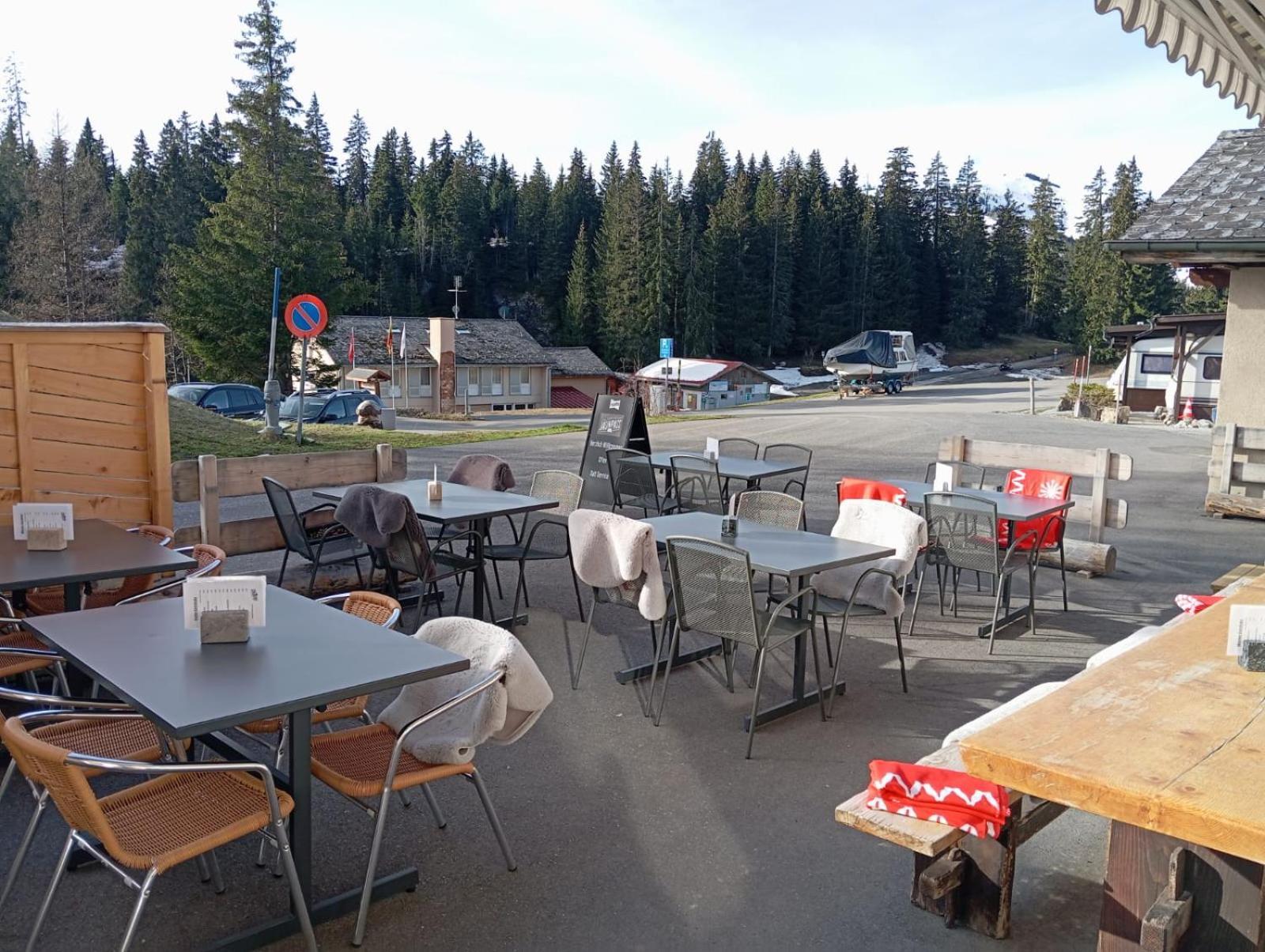 Chambre Double Doppelzimmer Camping Jaunpass 博尔蒂根 外观 照片